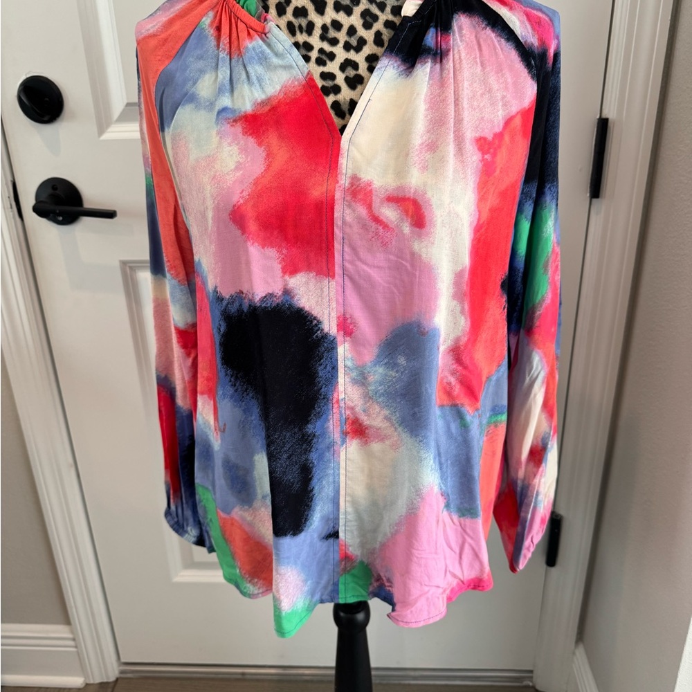 Nic + Zoe Multicolor Women's Top Size Medium